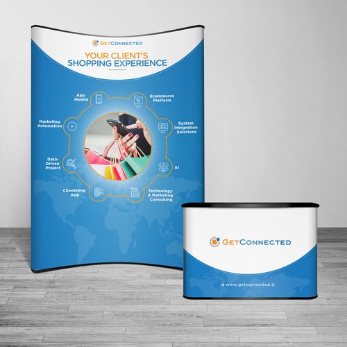 Tradeshow graphics for booth in fashion & lifestyle event