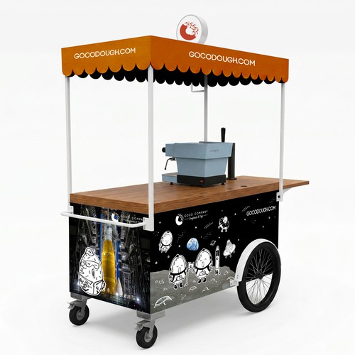 Coffee Cart Design for Good Company Doughnuts & Coffee at NASA HQ