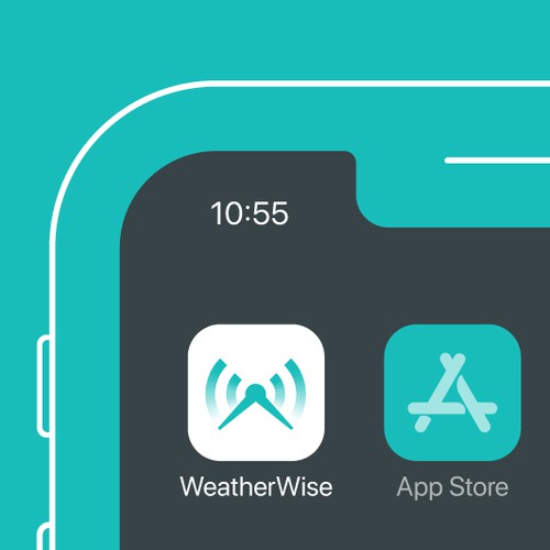 Extreme weather report app logo