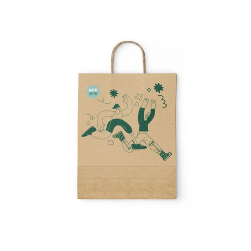 Illustration for children orthopaedic bag