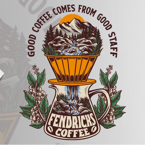 Shirt Design for Lifestyle Coffee Brand