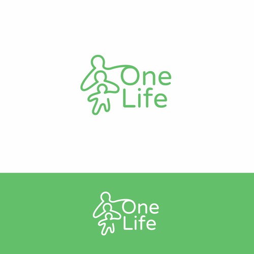 Line art logo concept
