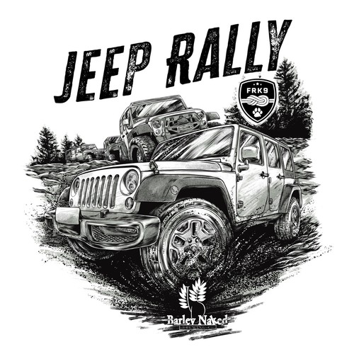 Jeep Rally T-Shirt Design