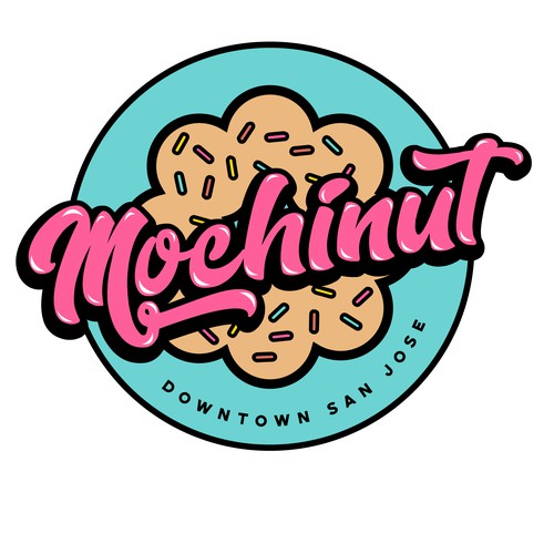 Mochi Donut Shop Logo