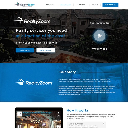 Modern Powerful new Landing/Home Page