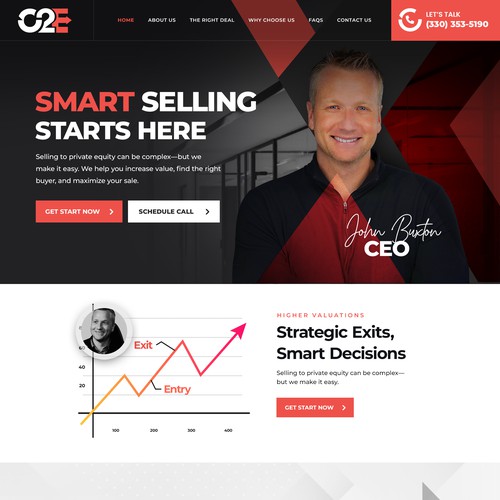 Options2Exit Website Re-Design