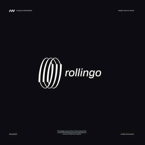 Rollingo – Modern Monogram Logo