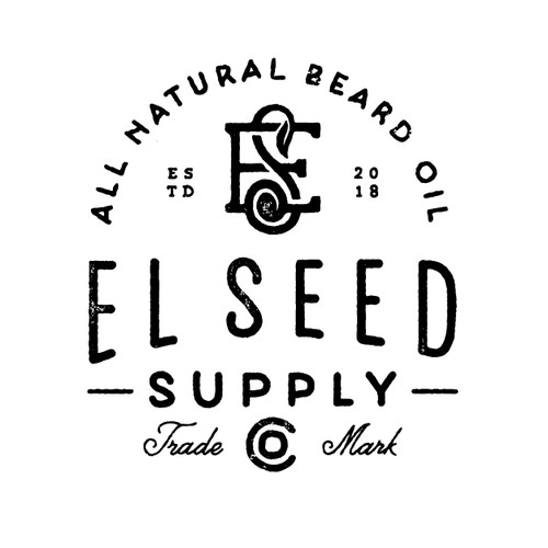 VINTAGE RUSTIC HANDRAWN LOGO FOR EL SEED SUPPLY CO