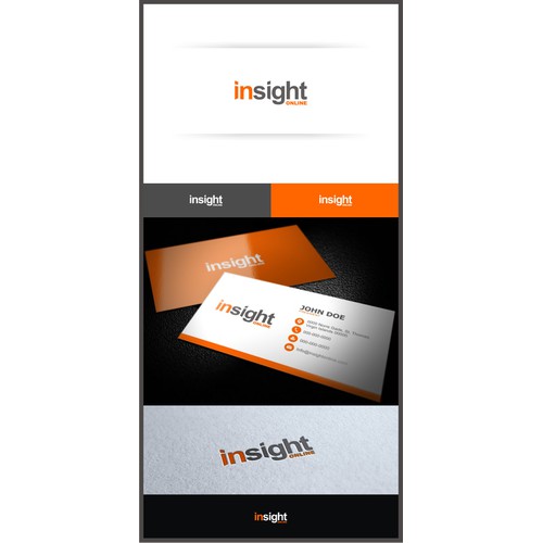Create a winning logo and business card design for Insight Online