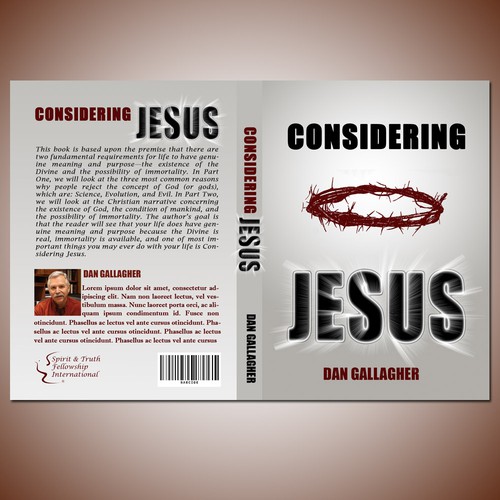 Create a book cover for Considering Jesus