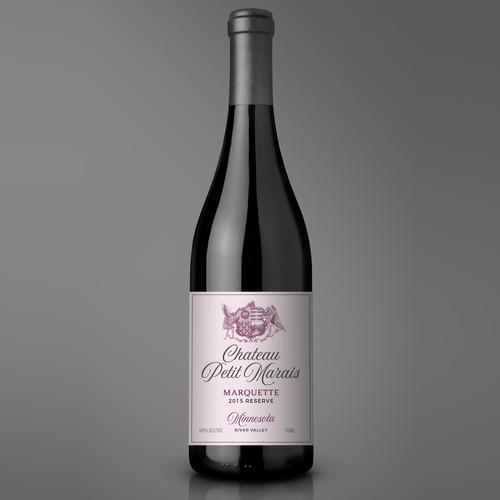 Chateau Petit Marais Marquette Reserve - Wine Label