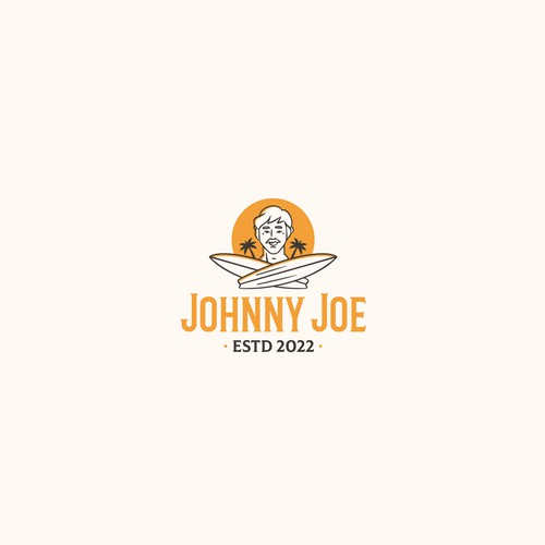 Logo for a surfer