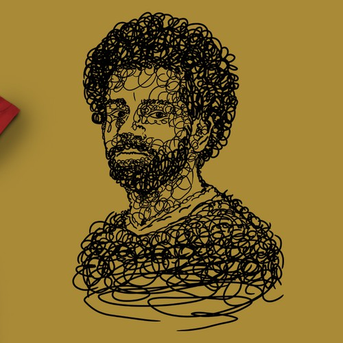 Eye-catching exclusive abstract football (soccer) t-shirt designs