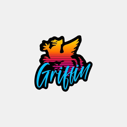 Griffin sticker design