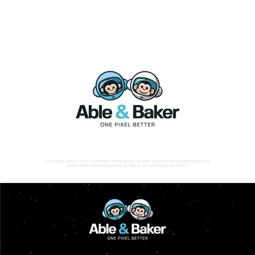 Conceito de logo para Able & Baker