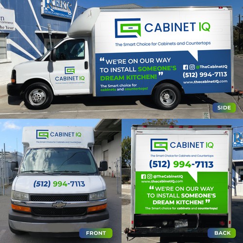 Cabinet IQ - Installation Truck Wrap