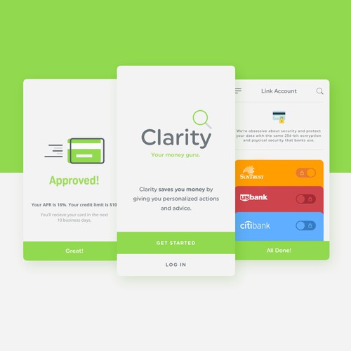 Money Managing iOS App Design