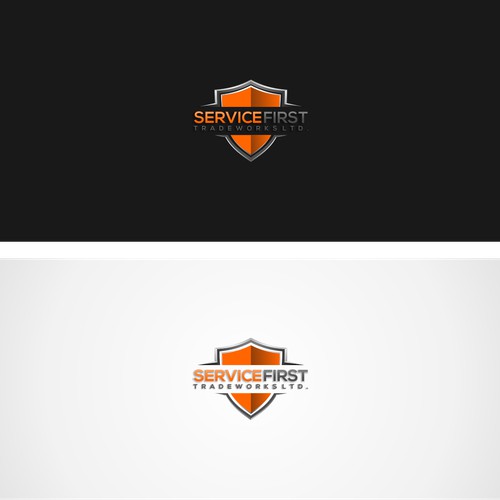 Logo designs for service first tradeworks ltd