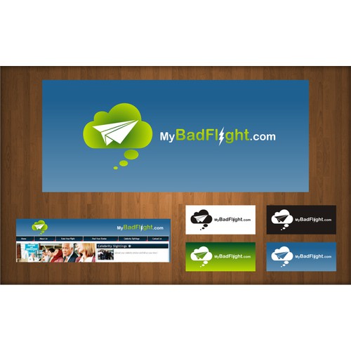 Create the next logo for MyBadFlight.com