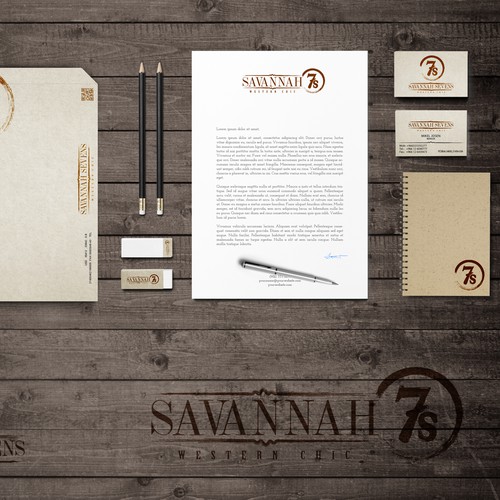 Savannah Sevens Western Chic - Create a logo to "brand" this new western/vintage boutique!