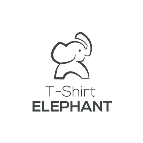 Logo concept T-shirt Elephant