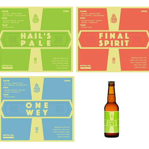 [GUARANTEED] Iron Pear Brewery - bold, precise labels for a UK nanobrewery