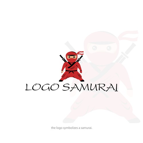 Logo concept for samurai