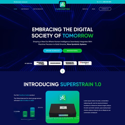 Modern & User-Friendly Web Page