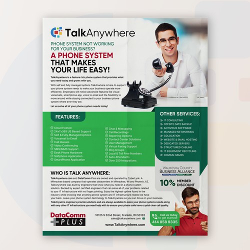 TalkAnywhere Sales Flyer