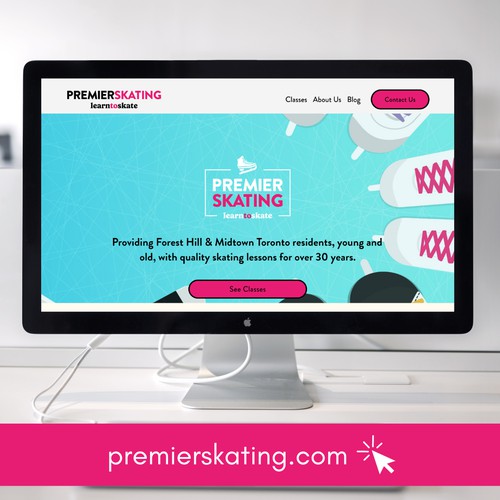 Premier Skating Group - Startup Website