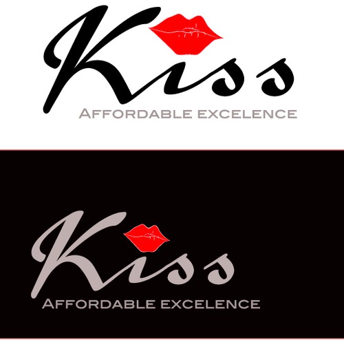 Logo for the word 'Kiss'