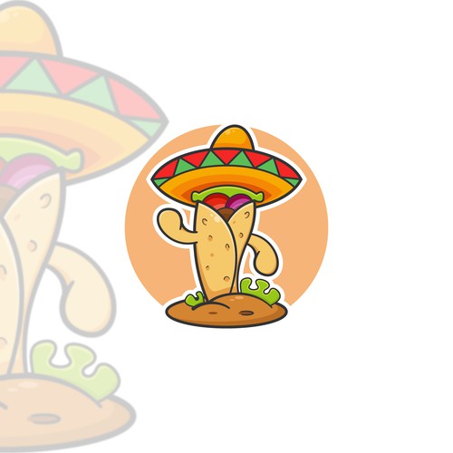 Kebab Character Logo