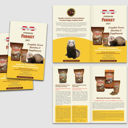 8 Page Ferret Diet Brochure