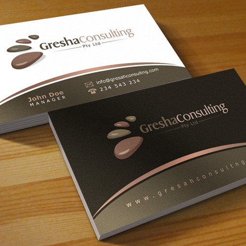 New logo and business card wanted for Gresha Consulting Pty Ltd