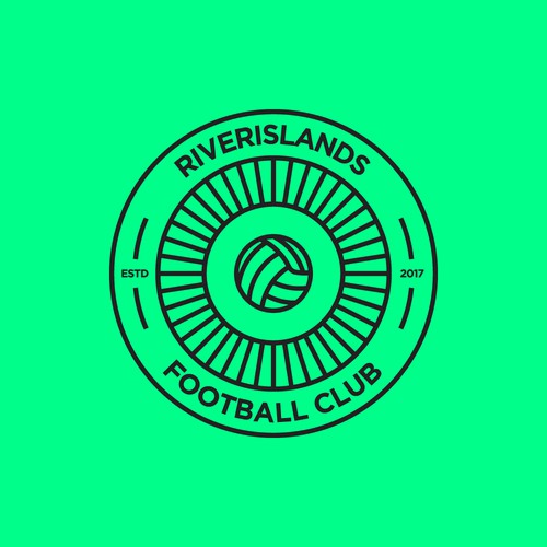 Circular Logo For Football (Soccer) Team