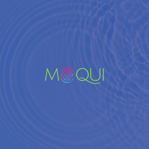 A logo showing ripples for a zen-minded real estate company.