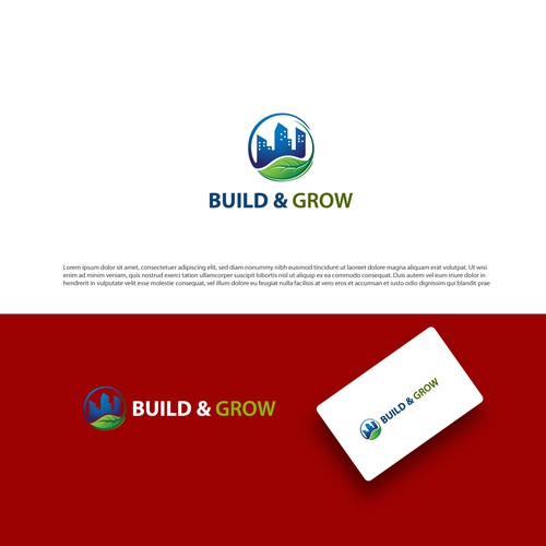 Buld & Grow Logo Design