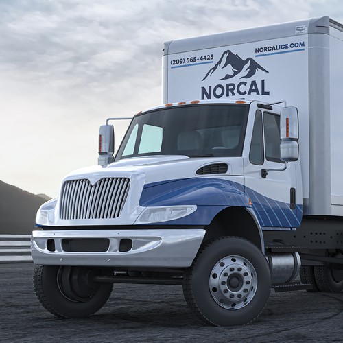 Truck Wrap Design for Norcal Ice