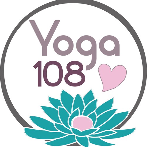 Yoga Logo With Lotus