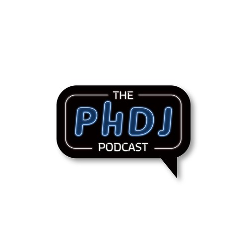 The PhDJ Podcast Logo