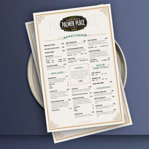 Luxury Classic Menu