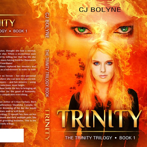 Urban Fantasy Book Cover Design for Book 1 of Trilogy