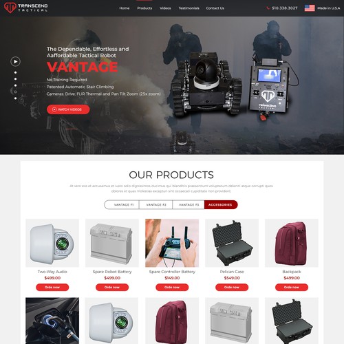 Website Design for Security Company