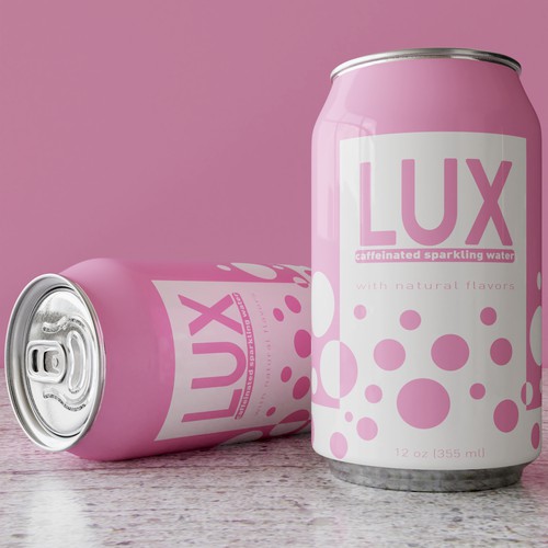 Design concept for sparkling water brand.