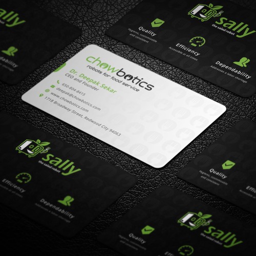 Modern Sleek Professional Business Card