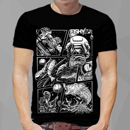 T fishing Astronaut