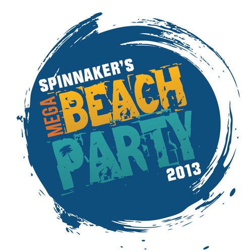 Create the next logo for Spinnaker's Mega Beach Party
