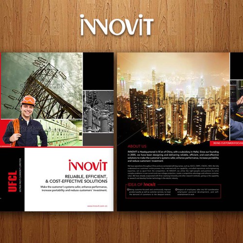  brochure design for Innovit electric