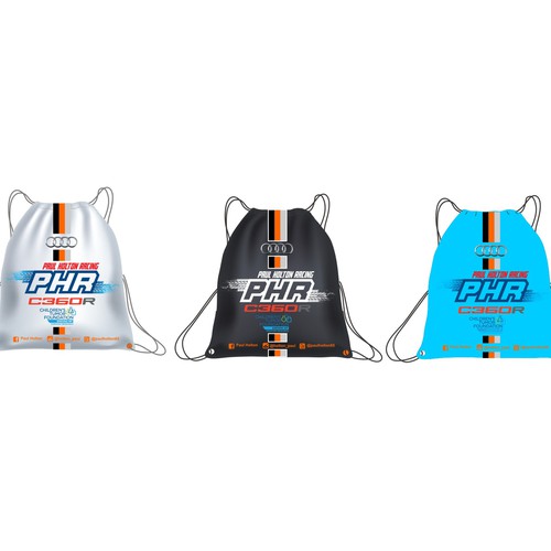 Create Merchandising Apparel Designs for Professional Racing Driver Paul Holton