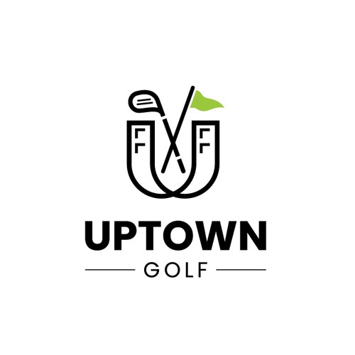 Logo concept for Uptown Golf